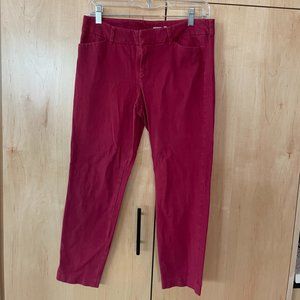 Red and Charcoal Old Navy Work Trousers